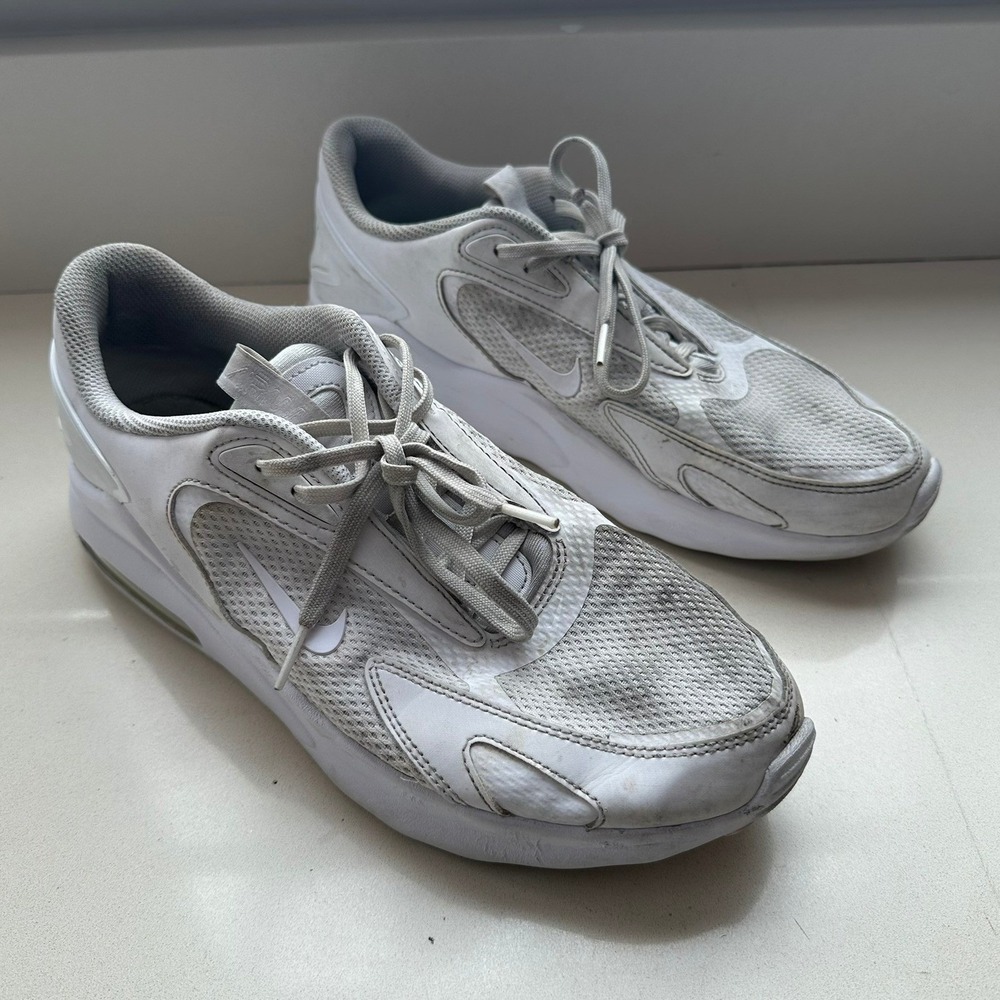 Nike Women's Air Max Bolt CU4152-100 White Lace-Up Sneaker Shoes Size 11
